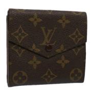 Pre-owned Canvas wallets Louis Vuitton Vintage , Brown , Dames