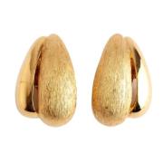 Pre-owned Metal earrings Givenchy Pre-owned , Yellow , Dames