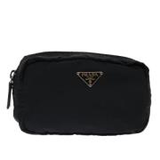 Pre-owned Nylon pouches Prada Vintage , Black , Dames