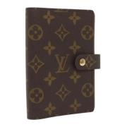 Pre-owned Canvas home-office Louis Vuitton Vintage , Brown , Dames