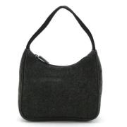 Pre-owned Wool prada-bags Prada Vintage , Black , Dames