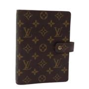 Pre-owned Canvas home-office Louis Vuitton Vintage , Brown , Dames