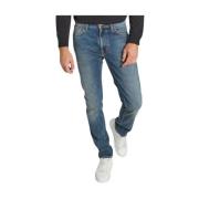 Comfort Stretch Slim Fit Jeans Nudie Jeans , Blue , Heren