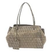 Pre-owned Canvas fendi-bags Fendi Vintage , Beige , Dames