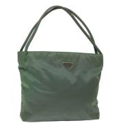 Pre-owned Nylon prada-bags Prada Vintage , Green , Dames