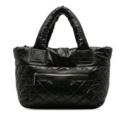 Pre-owned Canvas chanel-bags Chanel Vintage , Black , Dames