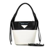 Pre-owned Leather shoulder-bags Prada Vintage , Black , Dames