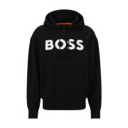 Hoodies Hugo Boss , Black , Heren