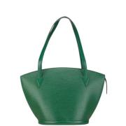 Pre-owned Leather louis-vuitton-bags Louis Vuitton Vintage , Green , D...