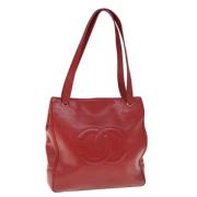 Pre-owned Leather chanel-bags Chanel Vintage , Red , Dames