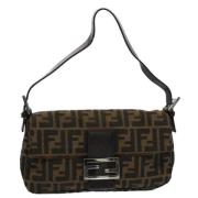 Pre-owned Canvas fendi-bags Fendi Vintage , Black , Dames