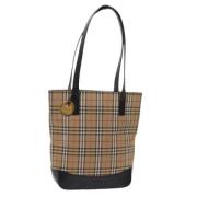 Pre-owned Nylon totes Burberry Vintage , Beige , Dames