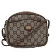 Pre-owned Leather gucci-bags Gucci Vintage , Beige , Dames