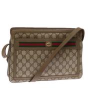 Pre-owned Leather gucci-bags Gucci Vintage , Beige , Dames