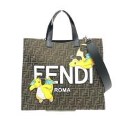 Pre-owned Canvas fendi-bags Fendi Vintage , Brown , Dames