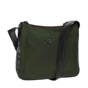 Pre-owned Nylon prada-bags Prada Vintage , Green , Dames