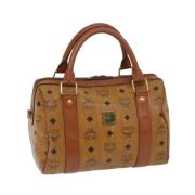 Pre-owned Leather travel-bags MCM Pre-owned , Brown , Dames