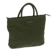 Pre-owned Nylon handbags Prada Vintage , Green , Dames