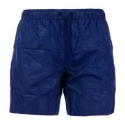 Heren Boxer Zwemkleding Clematis Blauw Bikkembergs , Blue , Heren