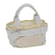 Pre-owned Nylon handbags Fendi Vintage , White , Dames