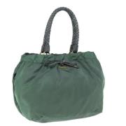 Pre-owned Nylon handbags Prada Vintage , Green , Dames