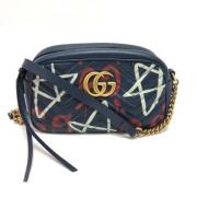 Pre-owned Canvas gucci-bags Gucci Vintage , Blue , Dames