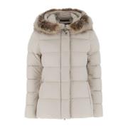 Stijlvolle Pufferjassen Moorer , Beige , Dames