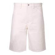 Witte Wijde Katoenen Shorts Jil Sander , White , Heren