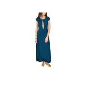 Elegante Maxi Jurk Karma Koma , Blue , Dames