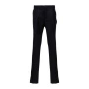 Navy Wol Pantalon Slim Fit Incotex , Blue , Heren