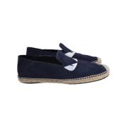 Pre-owned Suede flats Fendi Vintage , Blue , Heren