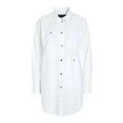 Core Katoenen Shirt met Zakken Wit Bitte Kai Rand , White , Dames