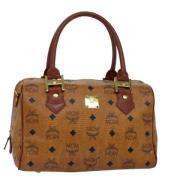 Pre-owned Leather handbags MCM Pre-owned , Brown , Dames