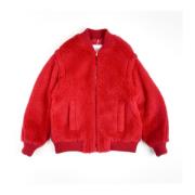 Bomber Jackets Max Mara , Red , Dames