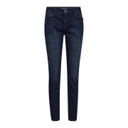 Gleam Jeans Donkerblauw Nitter Details MOS Mosh , Blue , Dames