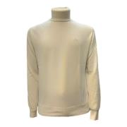 Tricot Turtle Neck Off White Sweater La Martina , Beige , Heren