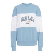 Sportieve Sweatshirt met Cool Print Ball , Blue , Dames