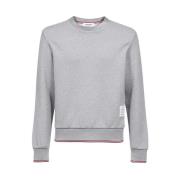 Katoenen Crew-Neck Sweatshirt Thom Browne , Gray , Heren