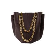 Leather shoulder-bags Nanushka , Brown , Dames