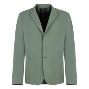 Twee-knoops Blazer Herno , Green , Heren