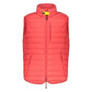 Contrasterende Gewatteerde Bodywarmer Parajumpers , Red , Heren