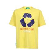 Bedrukt Crew-neck T-shirt Dsquared2 , Yellow , Heren