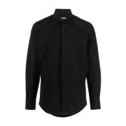 Casual Katoenen Overhemd voor Mannen Dsquared2 , Black , Heren