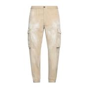 Beige Cargo Broek Ss22 Dsquared2 , Beige , Heren