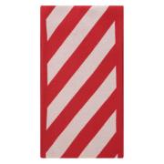 Dubbelzijdige Pijl Sjaal Off White , Red , Dames