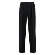 Klassieke Straight-Leg Broek Aspesi , Black , Dames