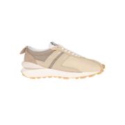 Suede Low-Top Sneakers Lanvin , Beige , Heren