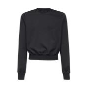 Biologische Katoenen Sweatshirt Rick Owens , Black , Heren