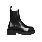 Leren Platformlaarzen Eytys , Black , Dames