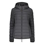 Juliet Gevoerde Korte Jas Parajumpers , Black , Dames